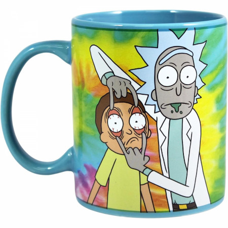 Rick And Morty Psychedelic Heat Color Changing 11 oz. Ceramic Mug